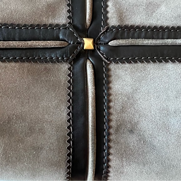 Jimmy Choo Brown Suede Hobo Bag Pristine OS - Picture 8 of 9